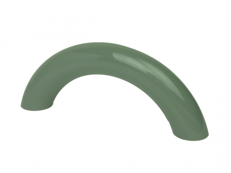 Gray Curved Pull - Series 5 - Curved Pull - Solid Color Pulls